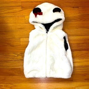 Gymboree Panda vest! EUC.